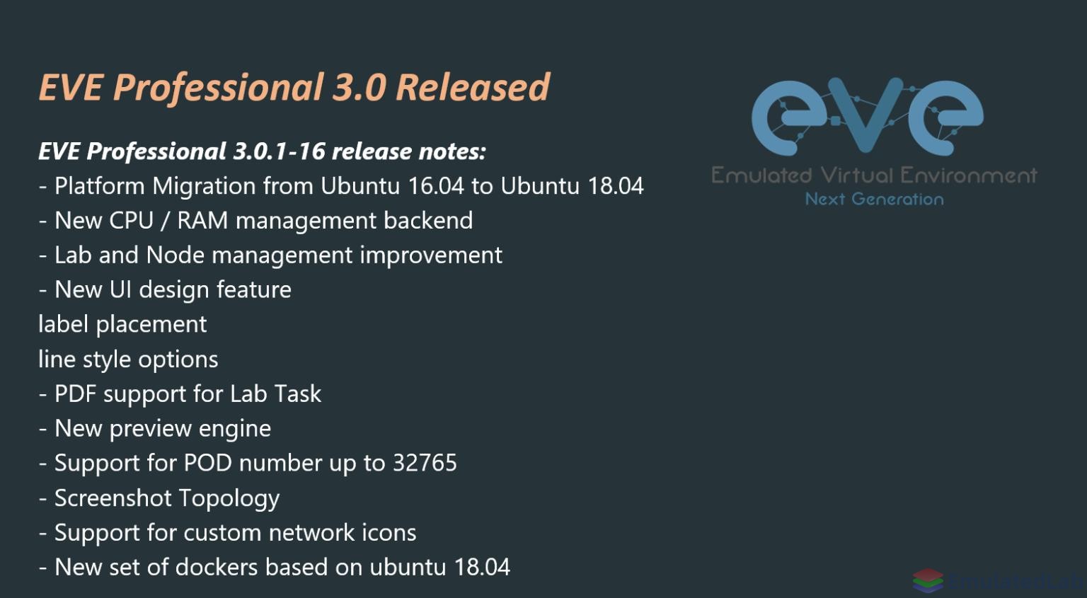 EVE-NG v3.0.1-16 专业版更新